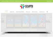 Tablet Screenshot of izumimedia.com
